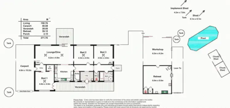 Floorplan of Homely rural property listing, Address available on request