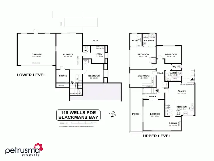 Floorplan of Homely house listing, 119 Wells Parade, Blackmans Bay TAS 7052