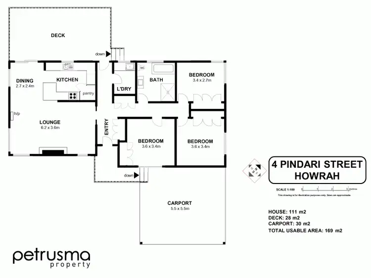 Floorplan of Homely house listing, 4 Pindari Street, Howrah TAS 7018