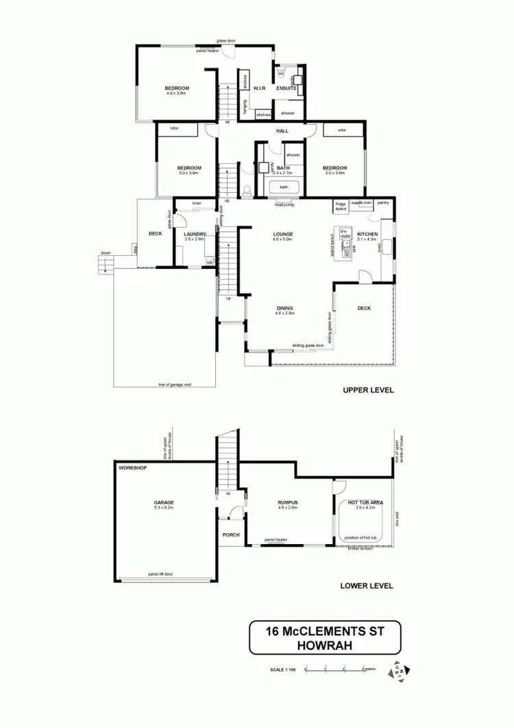 Floorplan of Homely house listing, 16 McClements Street, Howrah TAS 7018
