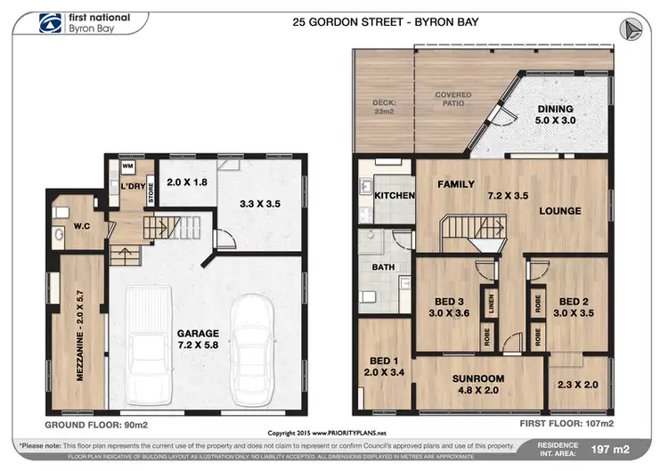 Floorplan of Homely house listing, 25 Gordon Street, Byron Bay NSW 2481