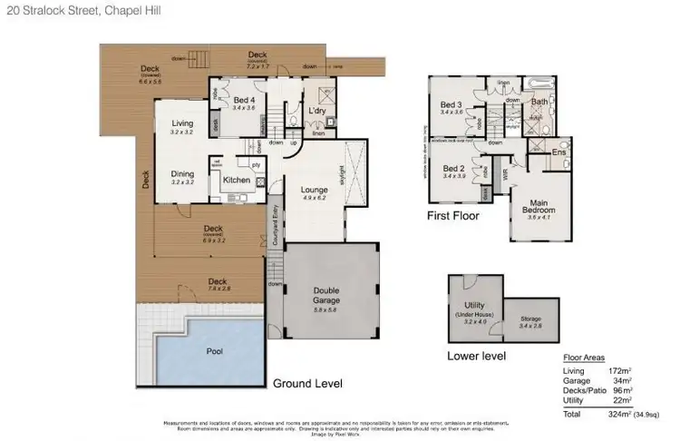 Floorplan of Homely house listing, 20 Stralock Street, Chapel Hill QLD 4069