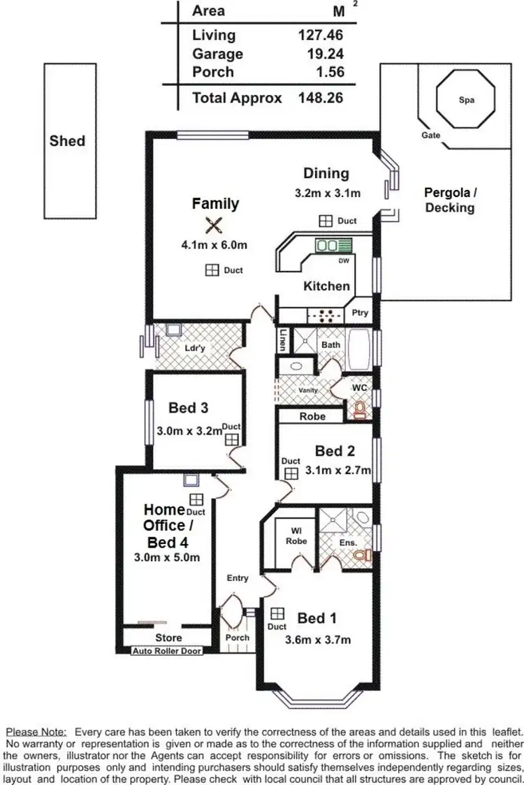 Floorplan of Homely house listing, Address available on request