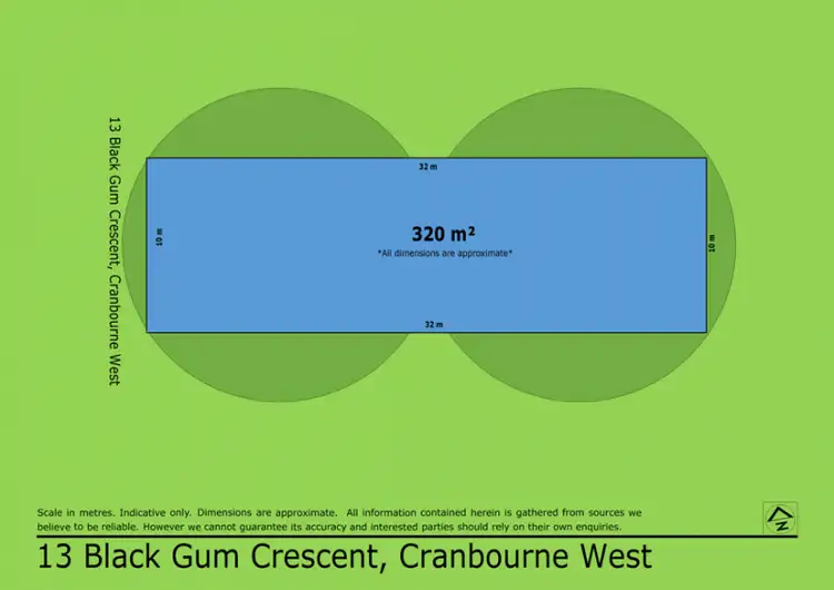 Floorplan of Homely land listing, 13 BLACK GUM CRESCENT, Cranbourne West VIC 3977