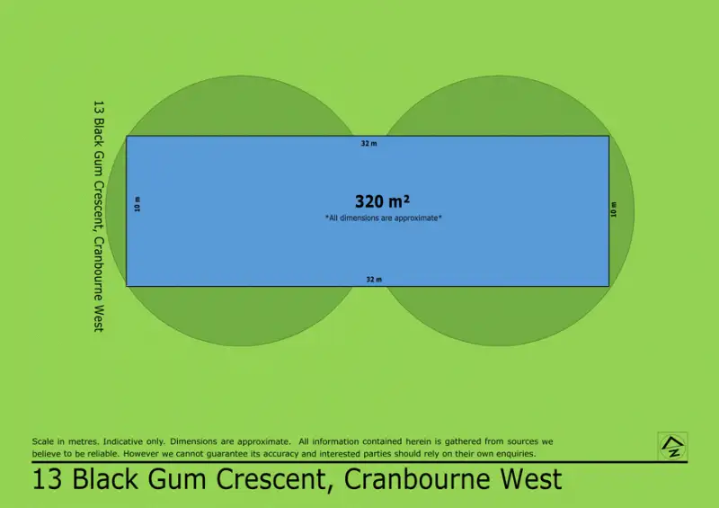 Floorplan of Homely land listing, 13 BLACK GUM CRESCENT, Cranbourne West VIC 3977