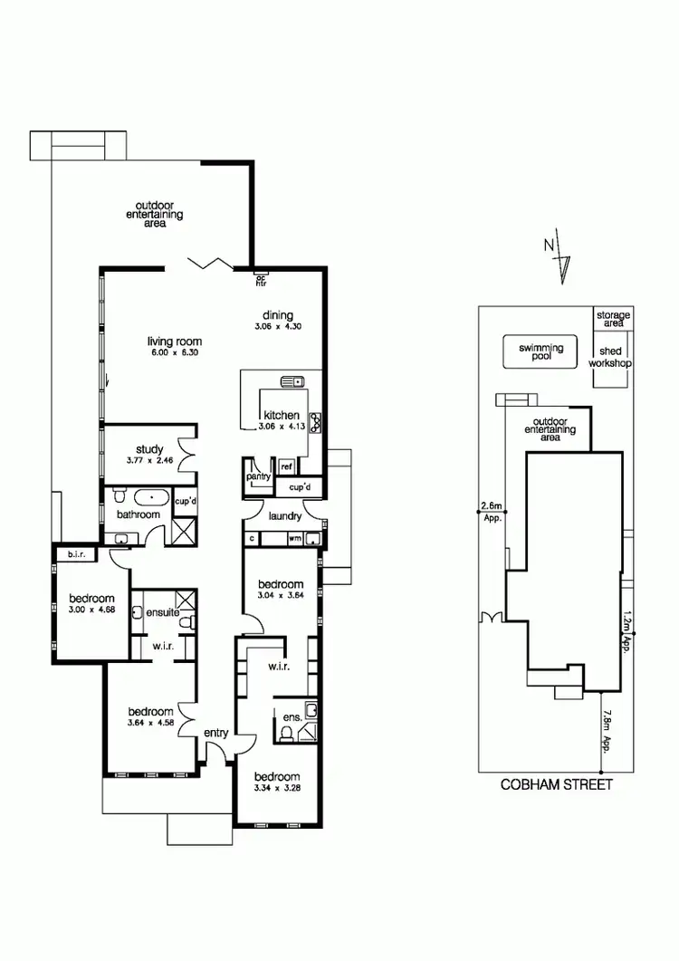Floorplan of Homely house listing, 13 Cobham Street, Altona VIC 3018
