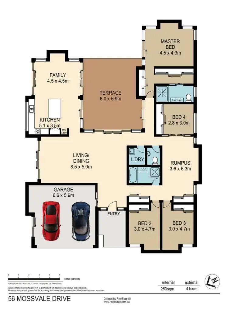 Floorplan of Homely house listing, 56 MOSSVALE DRIVE, Wakerley QLD 4154