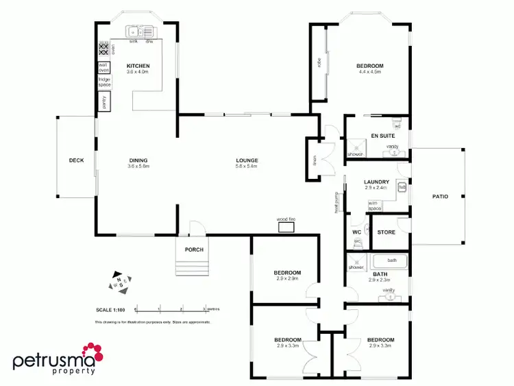 Floorplan of Homely house listing, 7 Honeyeater Court, Kingston TAS 7050