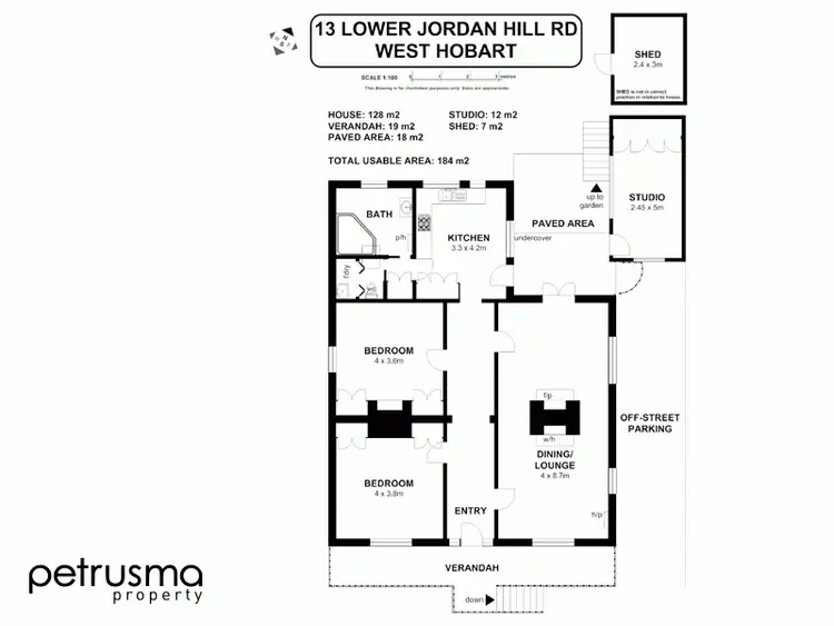 Floorplan of Homely house listing, 13 Lower Jordan Hill Road, West Hobart TAS 7000