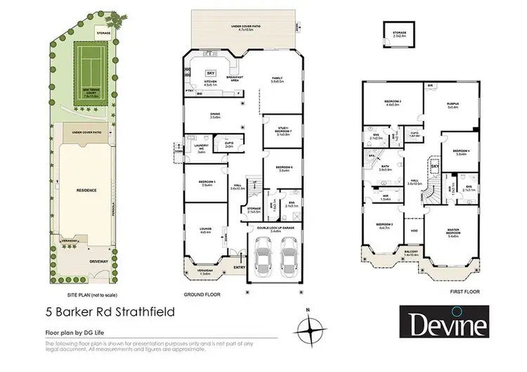 Floorplan of Homely house listing, 5 Barker Road, Strathfield NSW 2135