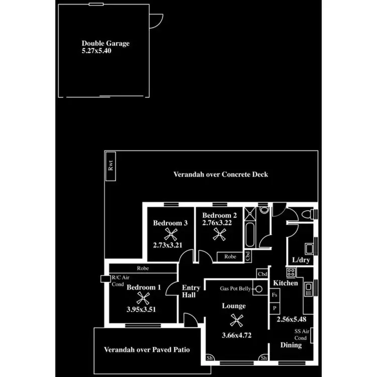 Floorplan of Homely house listing, 19 Roger Road, Morphett Vale SA 5162