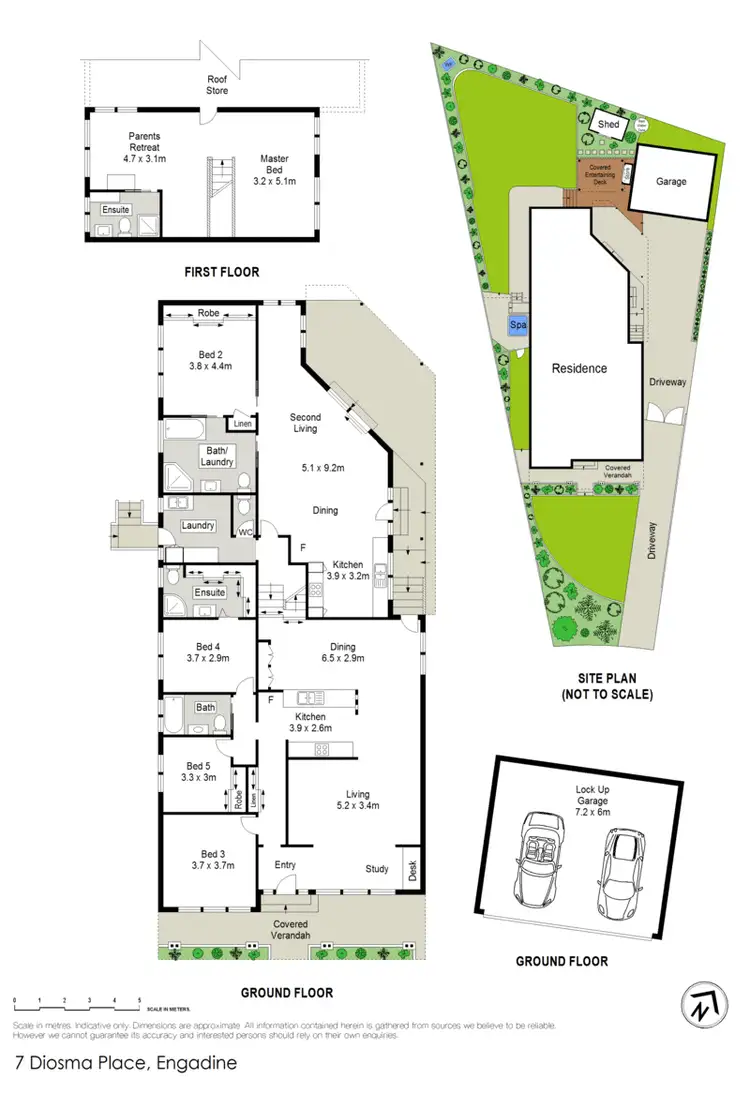 Floorplan of Homely house listing, 7 Diosma Place, Engadine NSW 2233