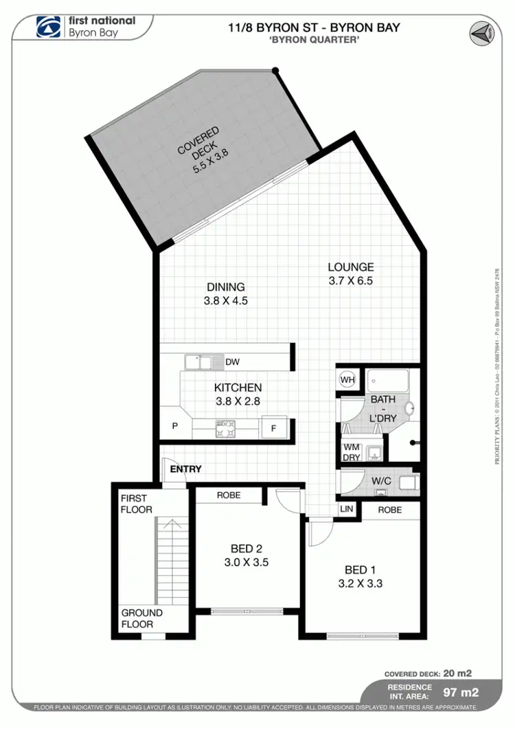 Floorplan of Homely apartment listing, 11/8 Byron Street, Byron Bay NSW 2481