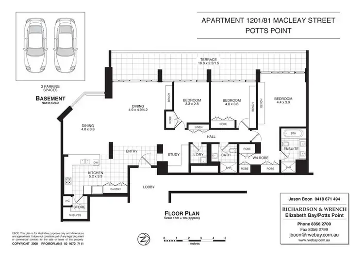 Floorplan of Homely apartment listing, 1201/81 Macleay Street, Potts Point NSW 2011