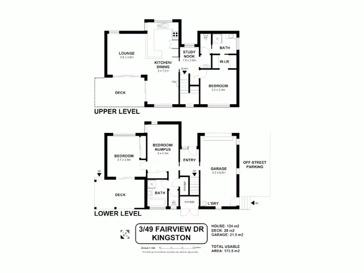 Floorplan of Homely unit listing, 3/49 Fairview Drive, Kingston TAS 7050