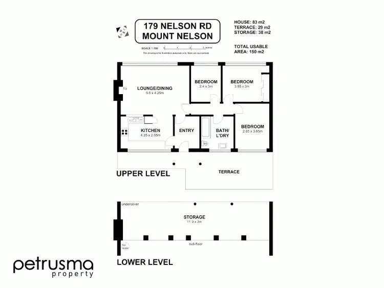 Floorplan of Homely house listing, 179 Nelson Road, Mount Nelson TAS 7007