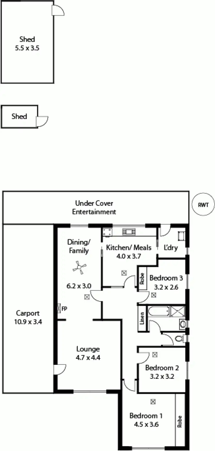 Floorplan of Homely house listing, 46 Nautilus Road, Elizabeth East SA 5112