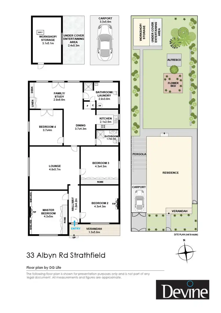 Floorplan of Homely house listing, 33 Albyn Road, Strathfield NSW 2135