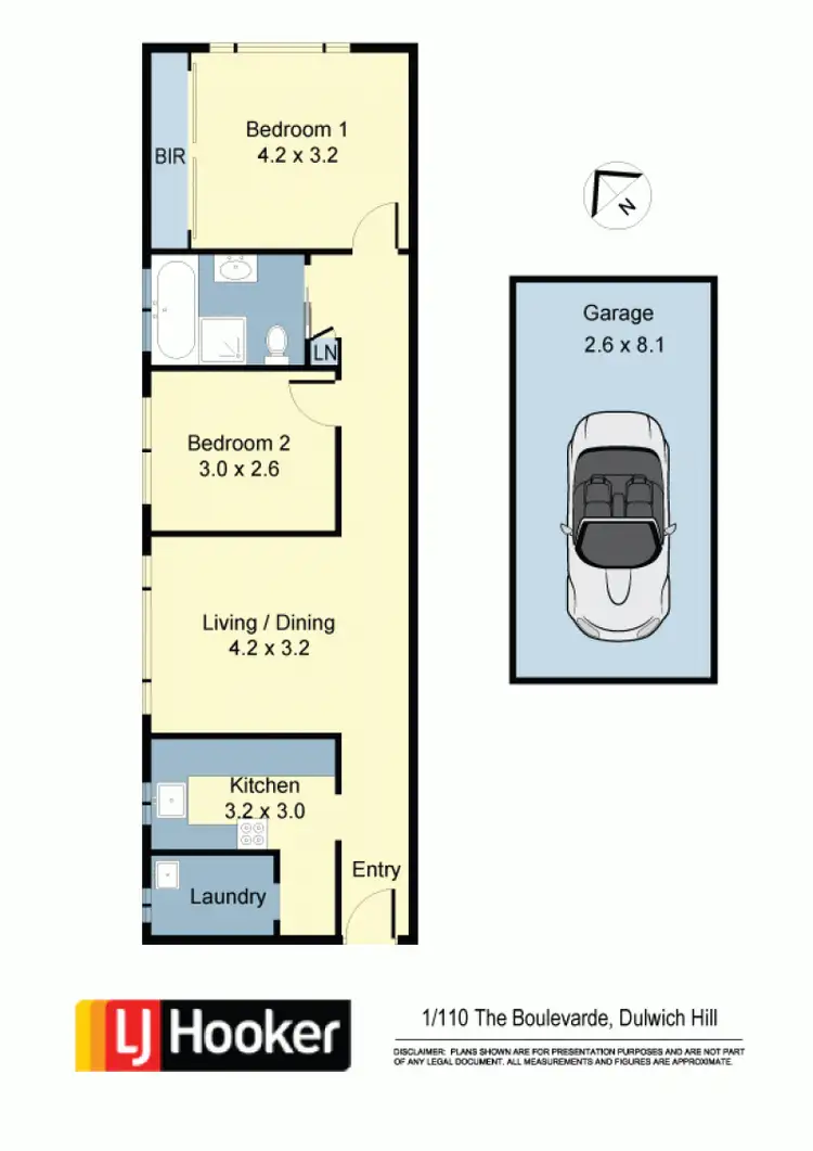 Floorplan of Homely apartment listing, 1/110 The Boulevarde, Dulwich Hill NSW 2203