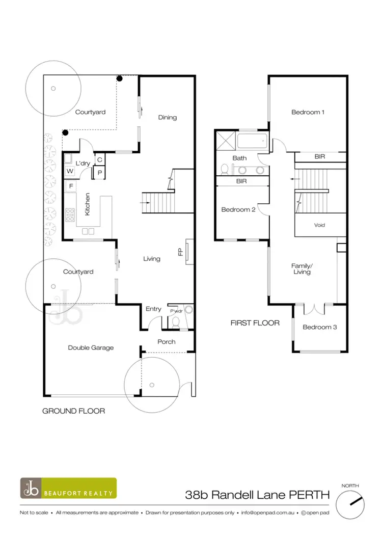 Floorplan of Homely house listing, 38B Randell Lane, Perth WA 6000