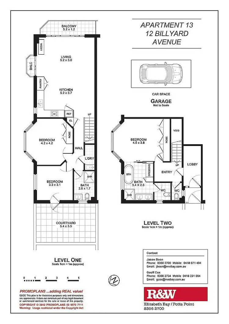 Floorplan of Homely apartment listing, 13/12-16 Billyard Avenue, Elizabeth Bay NSW 2011