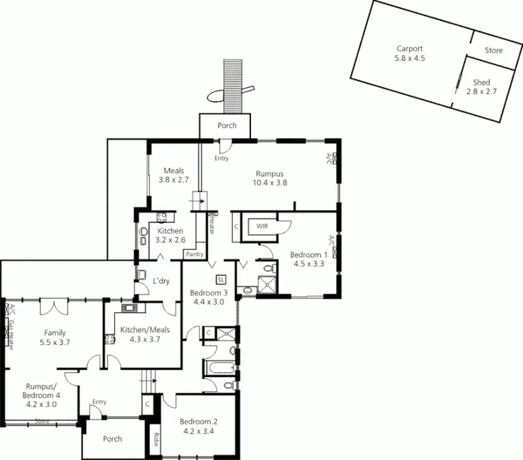 Floorplan of Homely house listing, 16A Mt Barker Rd, Glen Osmond SA 5064