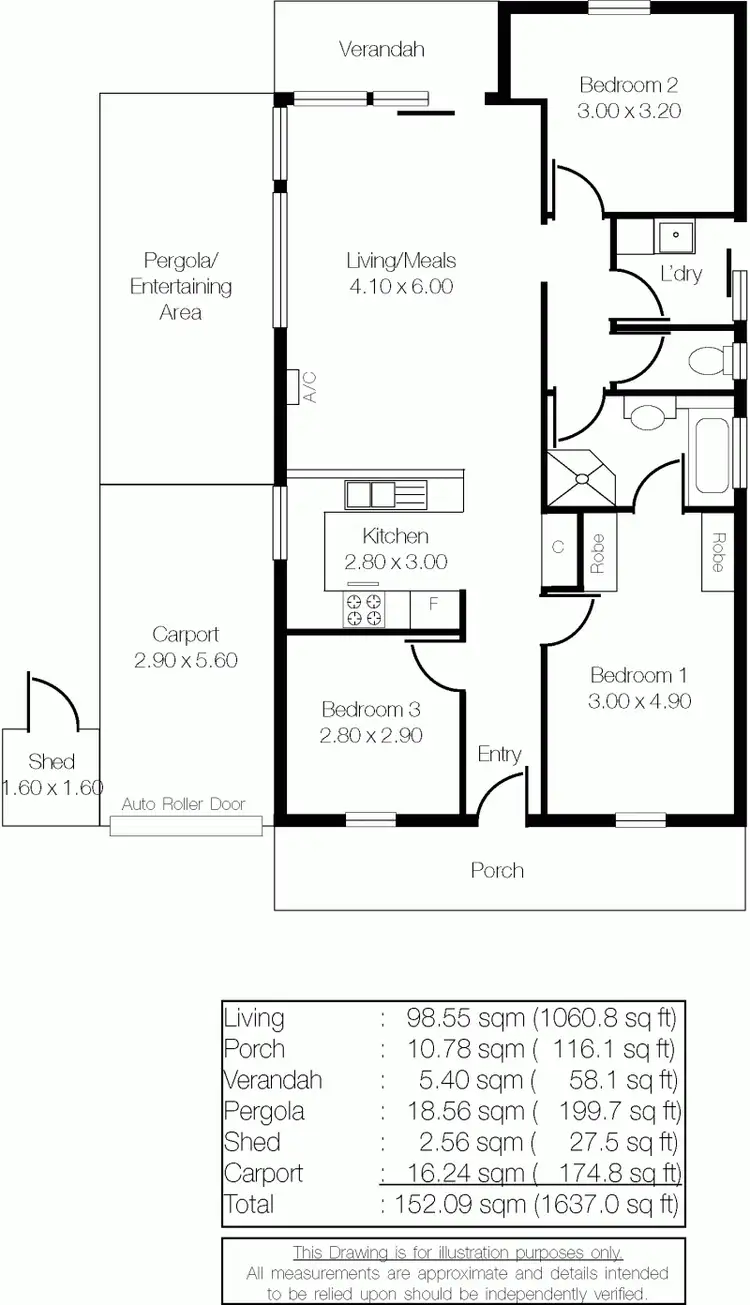 Floorplan of Homely house listing, 42A Gordon Avenue, Enfield SA 5085