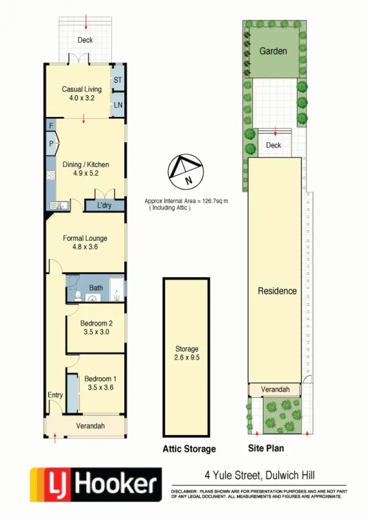 Floorplan of Homely house listing, 4 Yule Street, Dulwich Hill NSW 2203