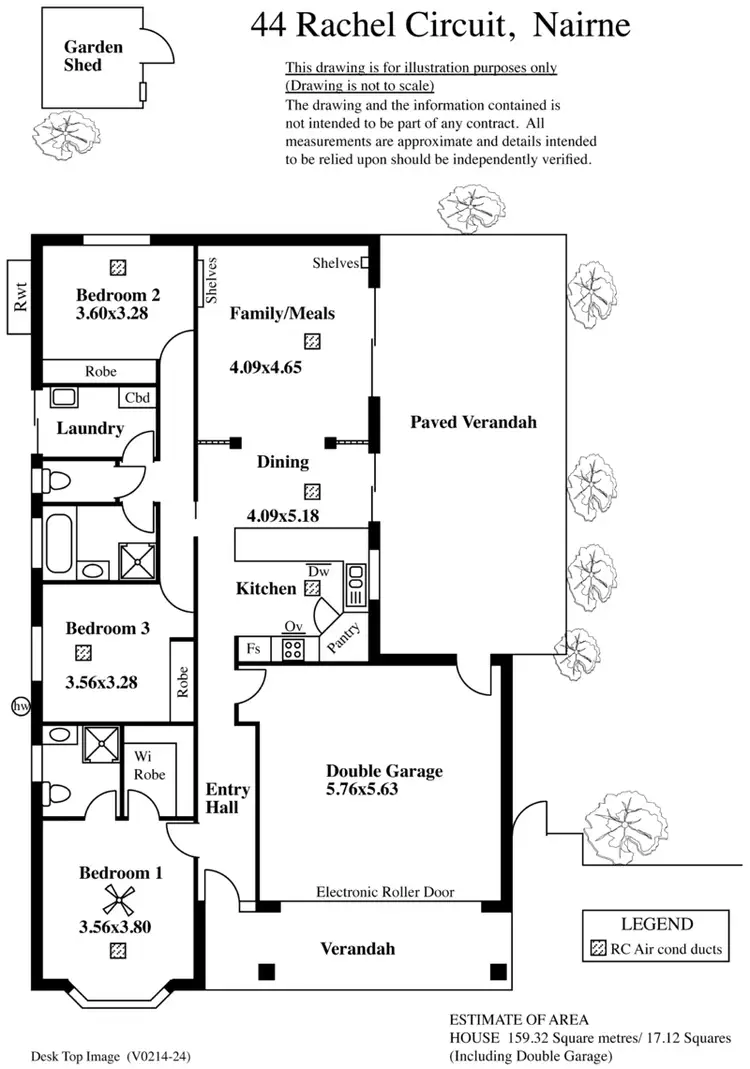Floorplan of Homely house listing, 44 Rachel Circuit, Nairne SA 5252