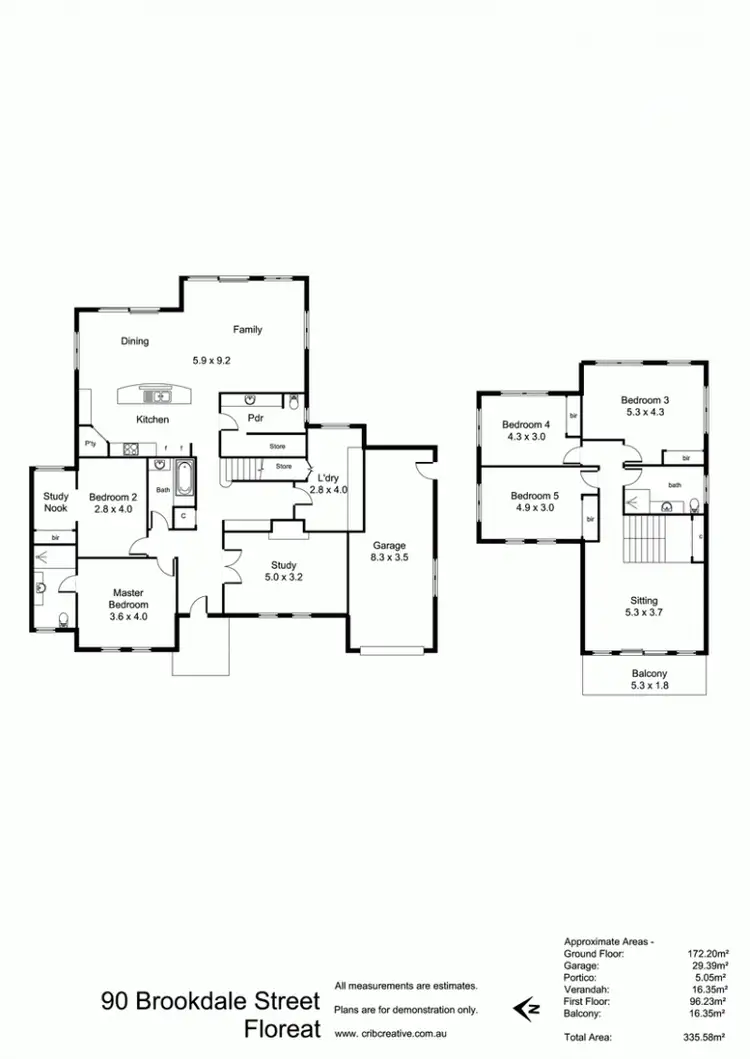 Floorplan of Homely house listing, 90 Brookdale Street, Floreat WA 6014