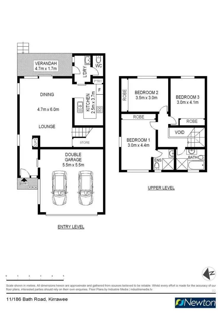 Floorplan of Homely townhouse listing, 11/186 Bath Road, Kirrawee NSW 2232