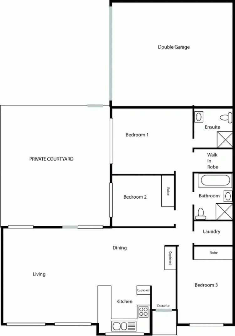 Floorplan of Homely townhouse listing, 3/5 Banksia Street, O'connor ACT 2602