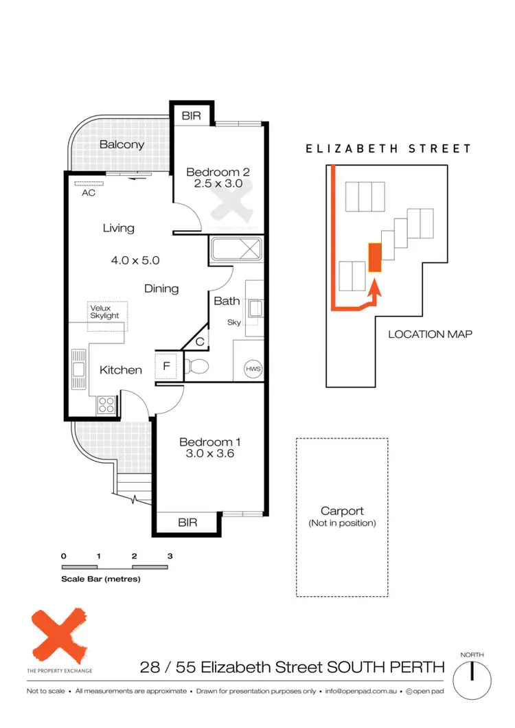 Floorplan of Homely apartment listing, 28/55 Elizabeth Street, South Perth WA 6151