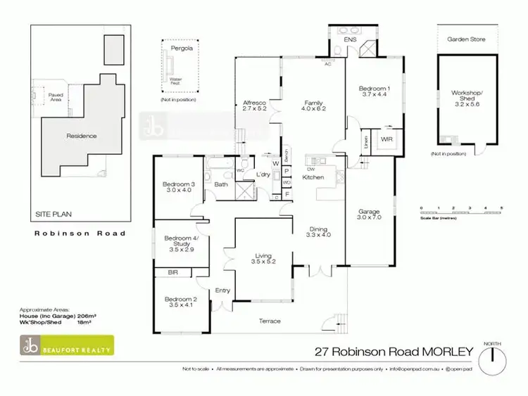 Floorplan of Homely house listing, 27 Robinson Road, Morley WA 6062