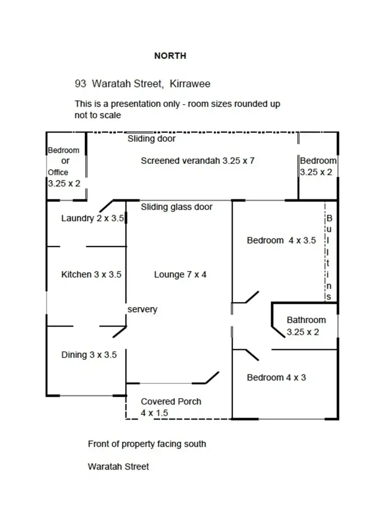Floorplan of Homely house listing, 93 Waratah Street, Kirrawee NSW 2232