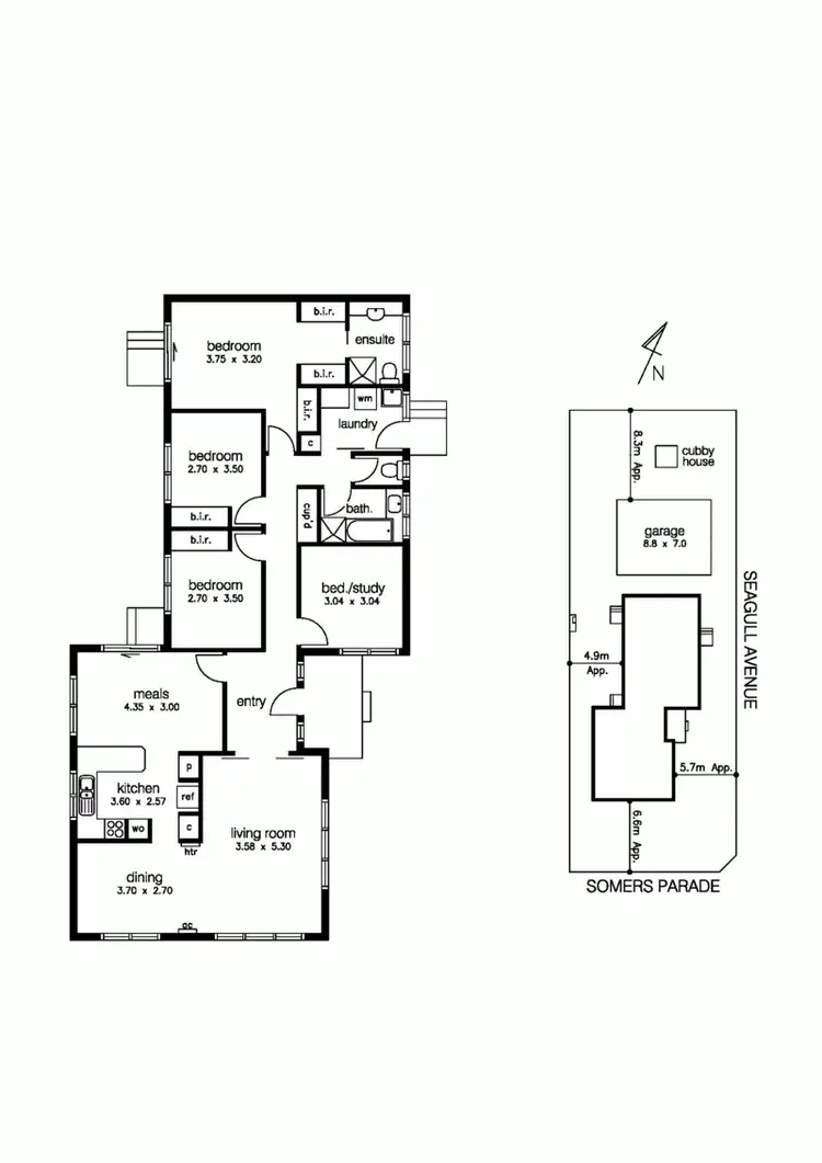 Floorplan of Homely house listing, 33 Somers Parade, Altona VIC 3018