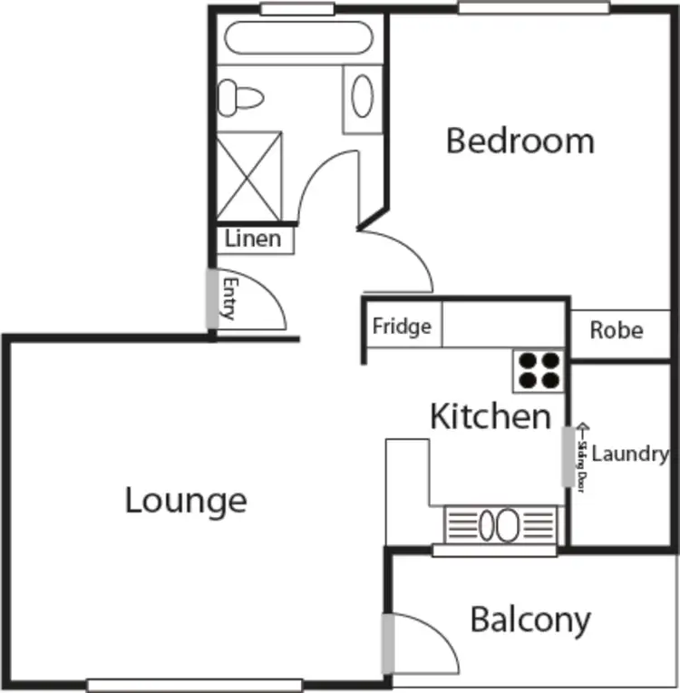 Floorplan of Homely apartment listing, 30/17 Medley Street, Chifley ACT 2606