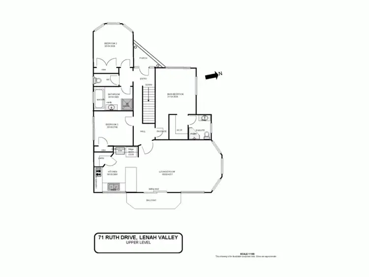 Floorplan of Homely house listing, 71 Ruth Drive, Lenah Valley TAS 7008