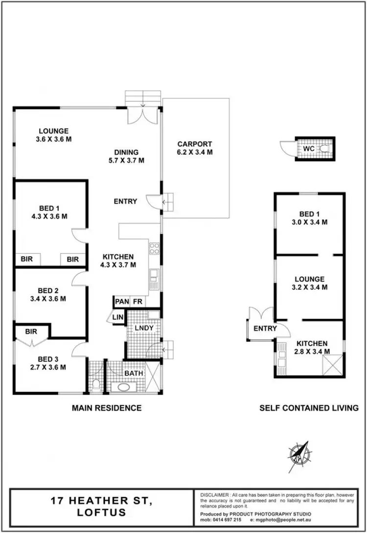 Floorplan of Homely house listing, 17 Heather Street, Loftus NSW 2232