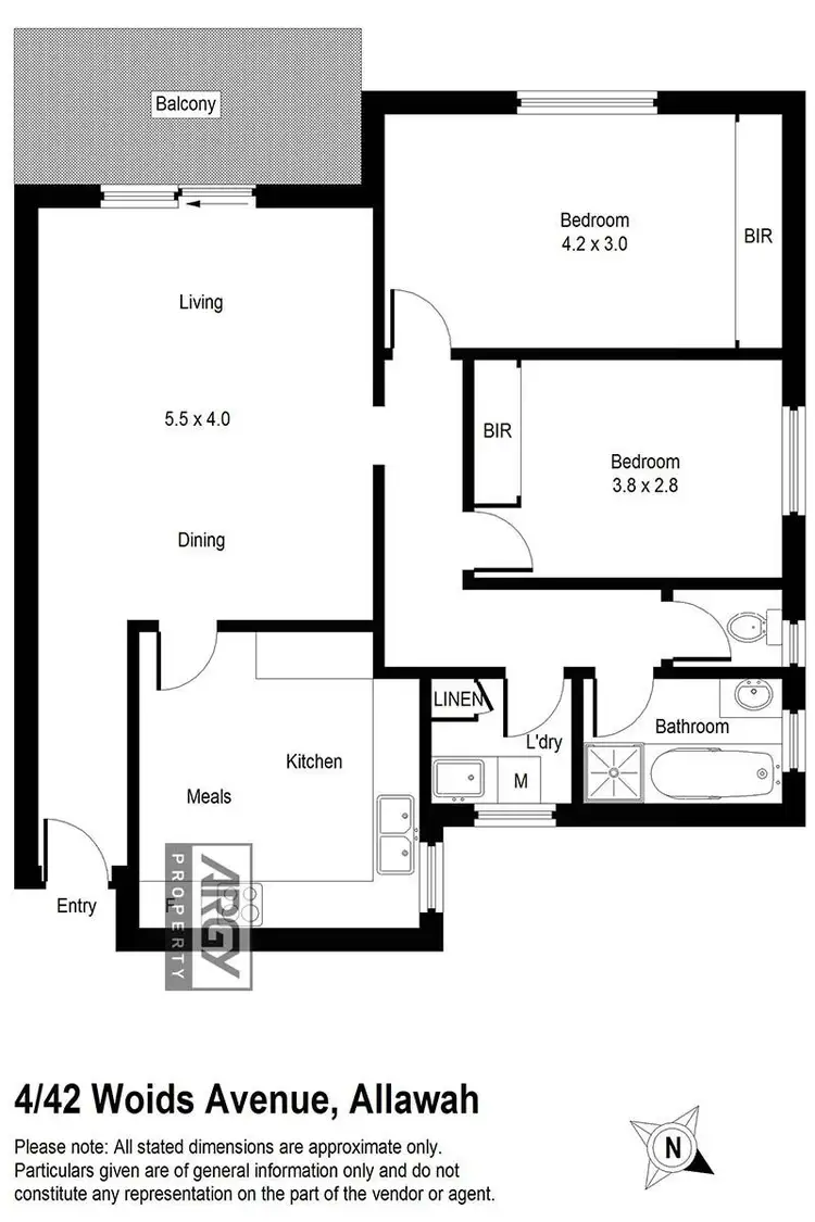 Floorplan of Homely unit listing, 4/42 Woids Avenue, Allawah NSW 2218