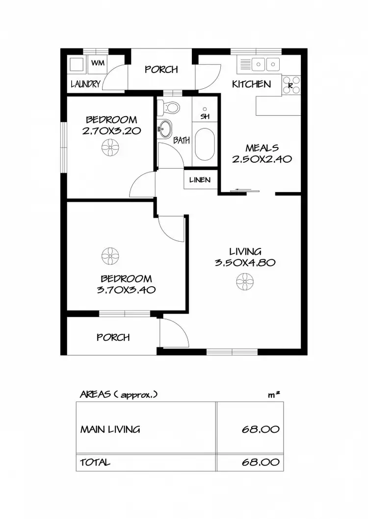 Floorplan of Homely unit listing, 4/383 Cross Road, Edwardstown SA 5039