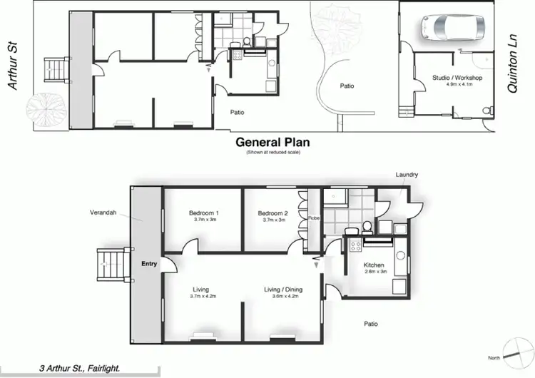 Floorplan of Homely house listing, 3 Arthur Street, Fairlight NSW 2094