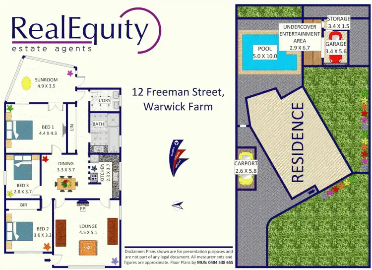 Floorplan of Homely house listing, 12 Freeman Street, Warwick Farm NSW 2170