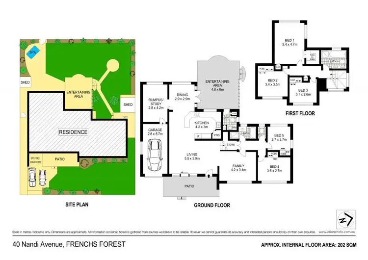Floorplan of Homely house listing, 40 Nandi Avenue, Frenchs Forest NSW 2086
