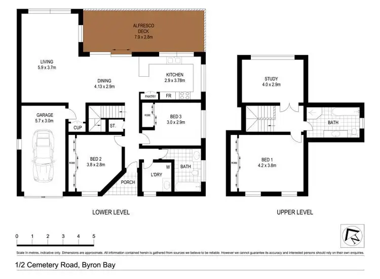 Floorplan of Homely townhouse listing, 1/2-6 Cemetery Road, Byron Bay NSW 2481
