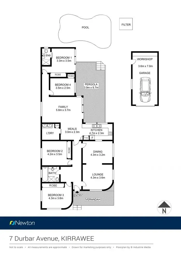 Floorplan of Homely house listing, 7 Durbar Avenue, Kirrawee NSW 2232