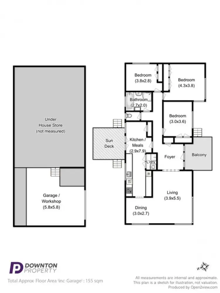Floorplan of Homely house listing, 1 Eden Place, Howrah TAS 7018