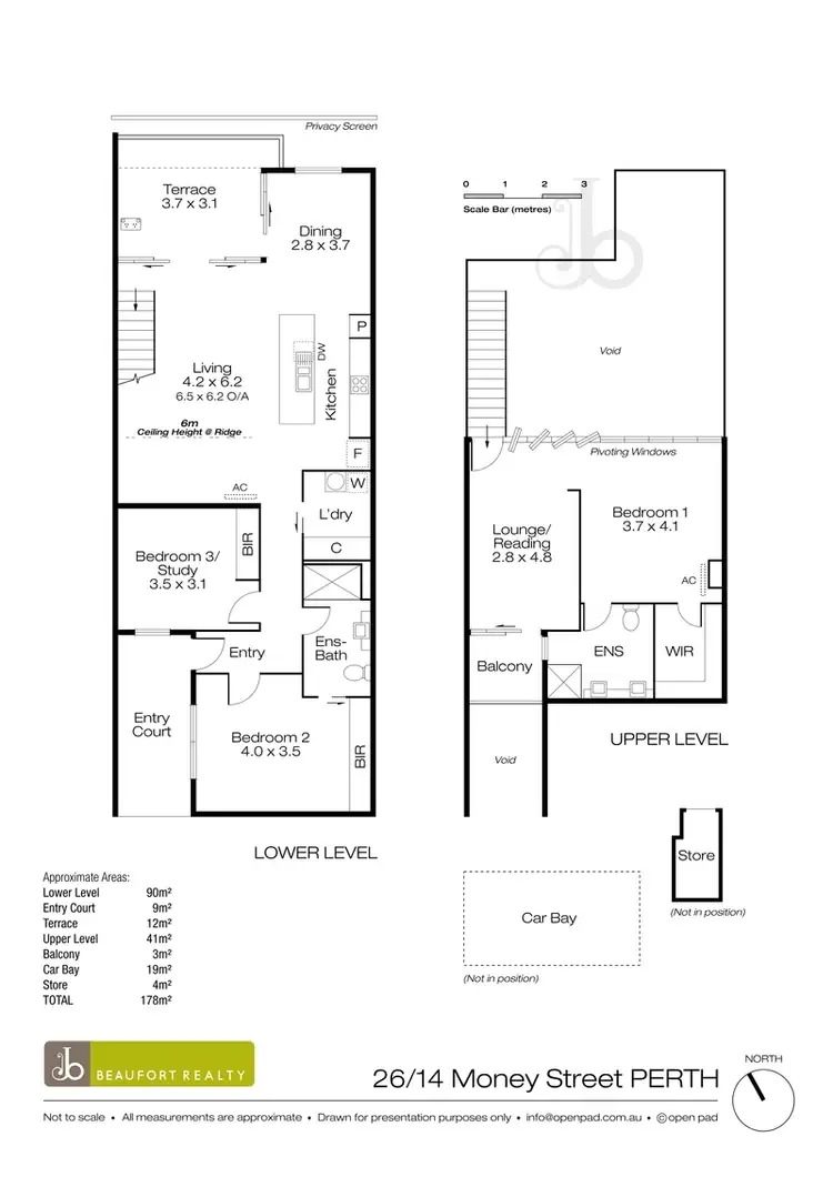 Floorplan of Homely apartment listing, 26/14 Money Street, Perth WA 6000