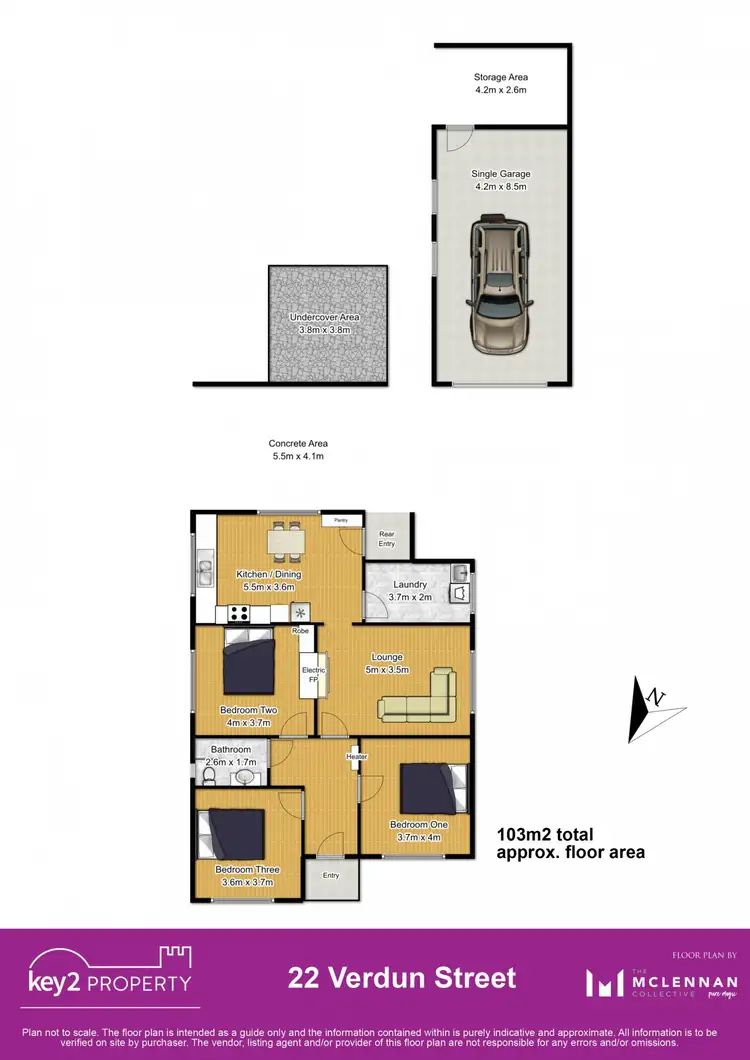 Floorplan of Homely house listing, 22 Verdun Street, Mowbray TAS 7248