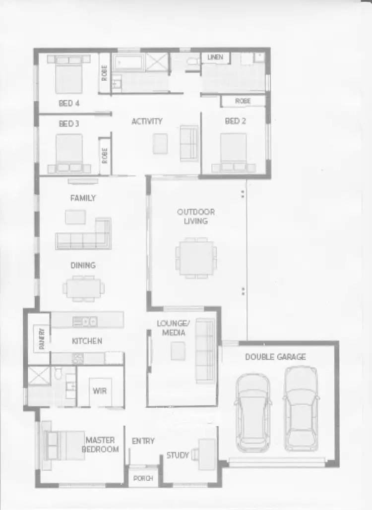 Floorplan of Homely house listing, 3 BRIDGET COURT, Beerwah QLD 4519